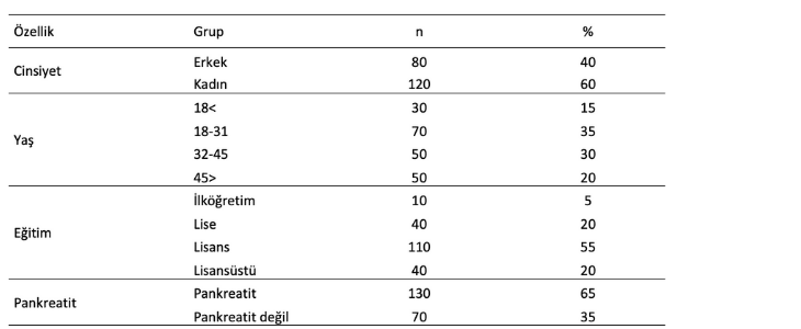 istatistik analiz rapor