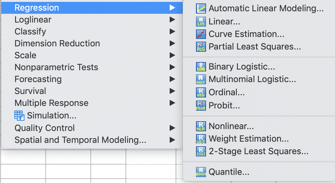 regression linear logistic